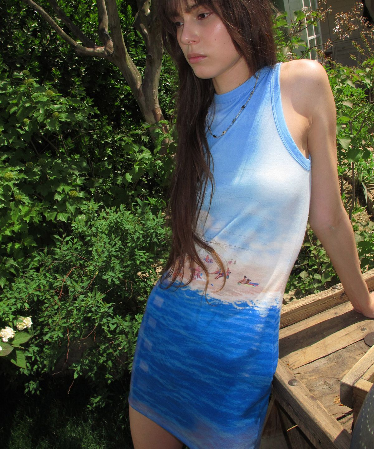 센토르(CENTAUR.KR) ON THE BEACH DRESS_SKY BLUE