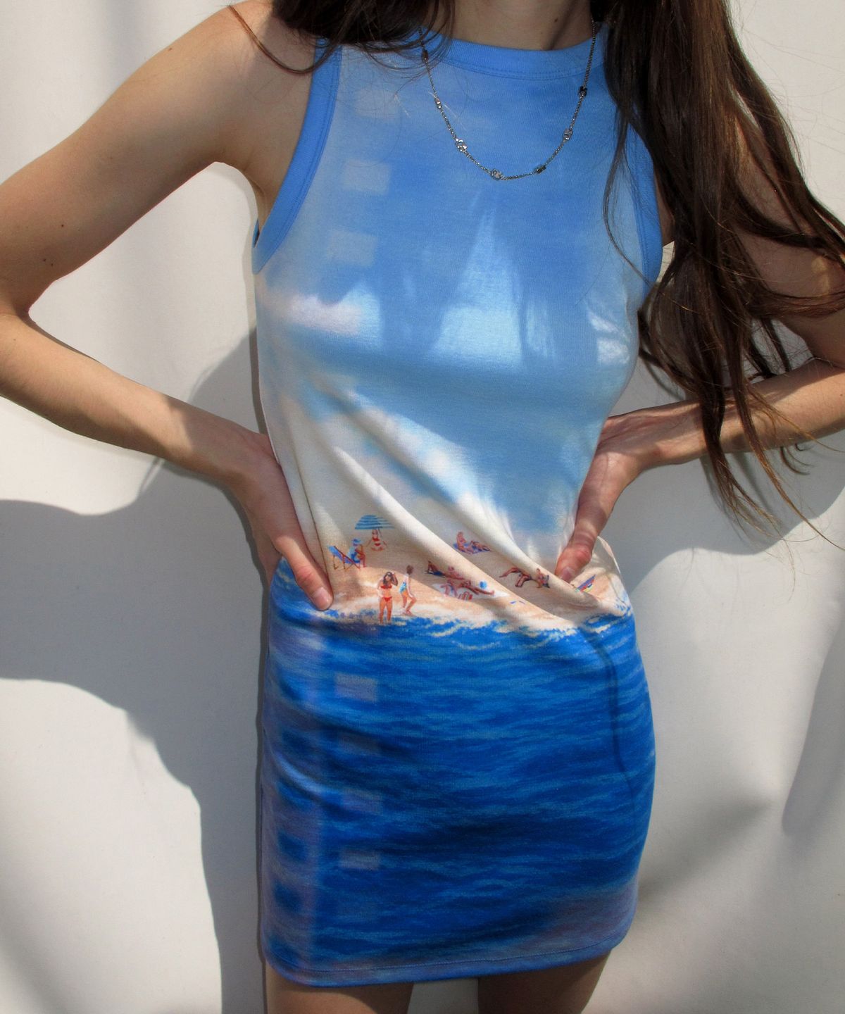 센토르(CENTAUR.KR) ON THE BEACH DRESS_SKY BLUE