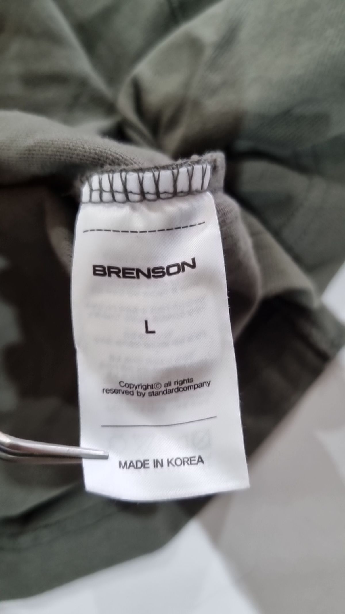 브렌슨(BRENSON) 긴소매 티셔츠 L