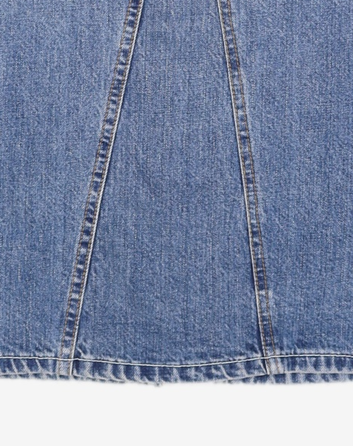 글로니(GLOWNY) 94 MID-RISE DENIM LONG SKIRT (BLUE) M