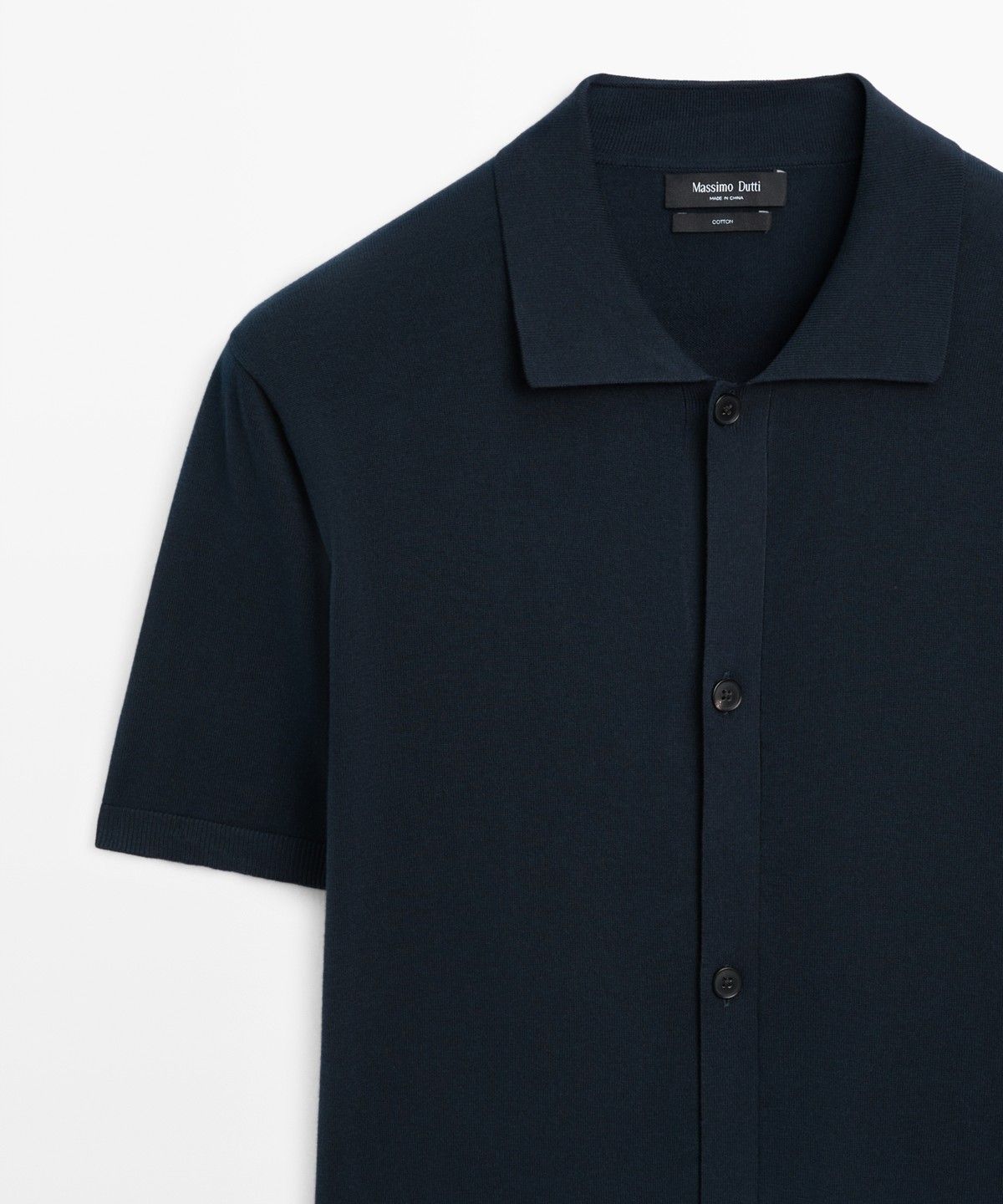 마시모두띠(MASSIMO DUTTI) 버튼 반팔 니트 가디건