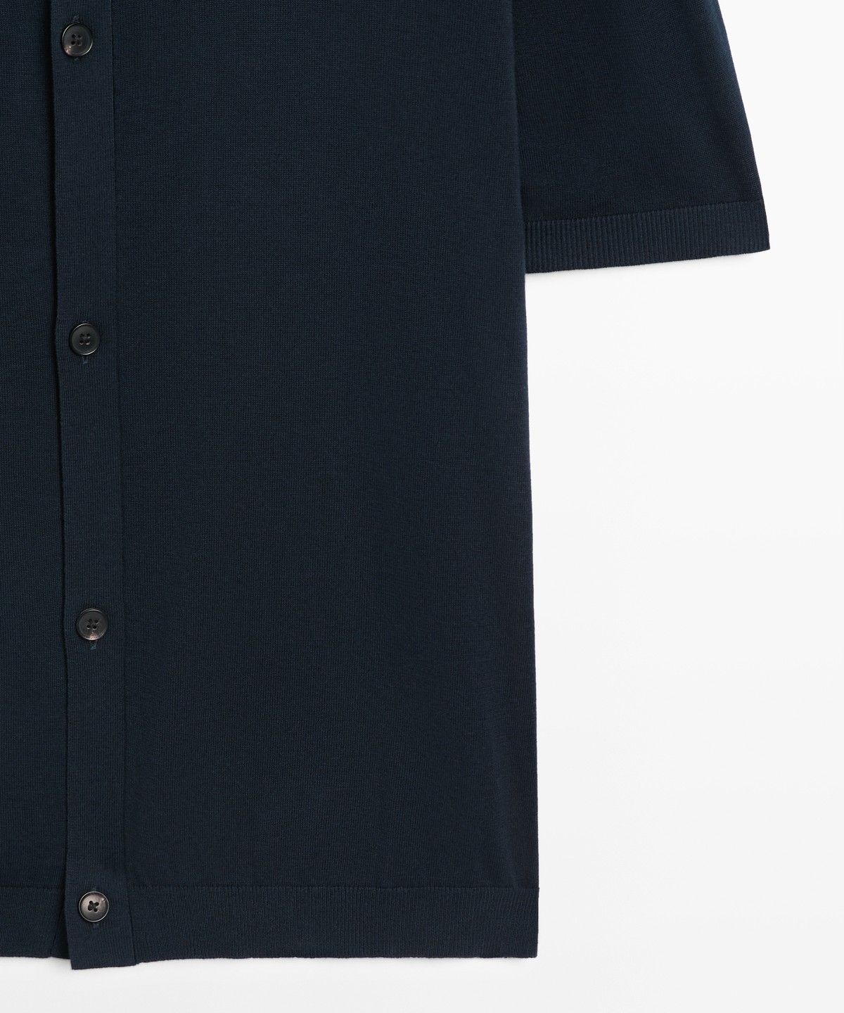 마시모두띠(MASSIMO DUTTI) 버튼 반팔 니트 가디건