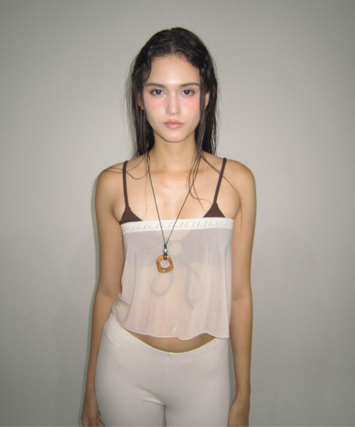 피프트 에일리어스(FIFTHALIAS) (2-Piece set) Dolly skirt capris Sand beige