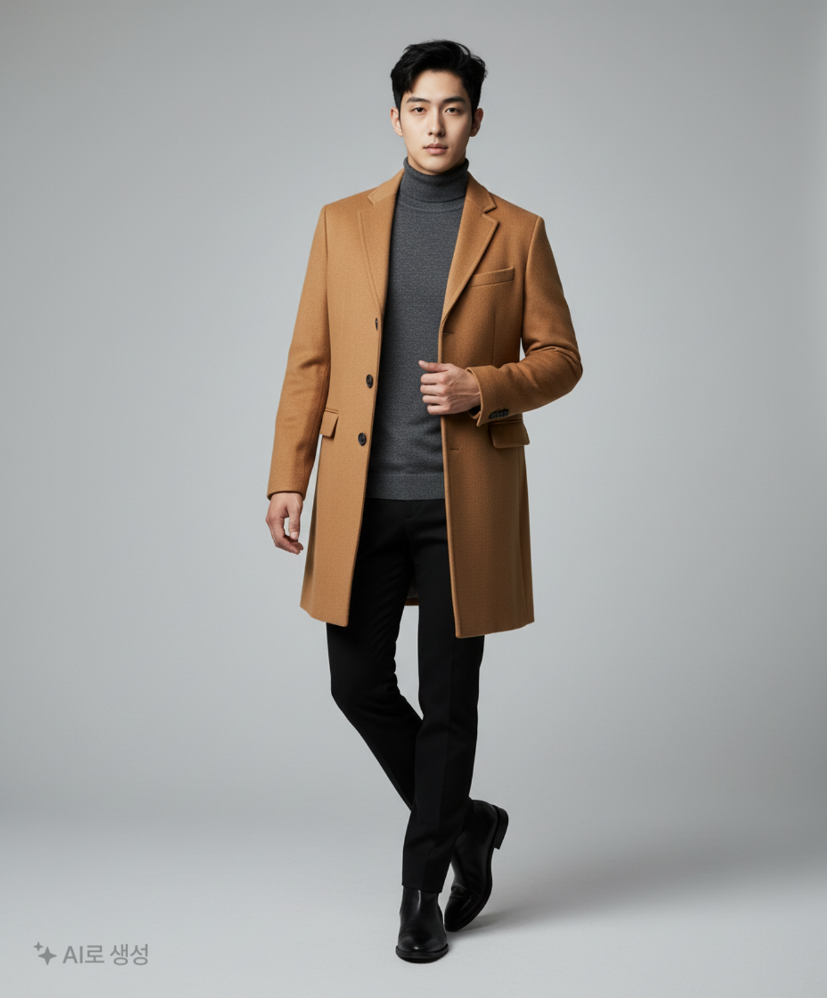 케네스 콜(KENNETHCOLE) 겨울 싱글 코트 100
