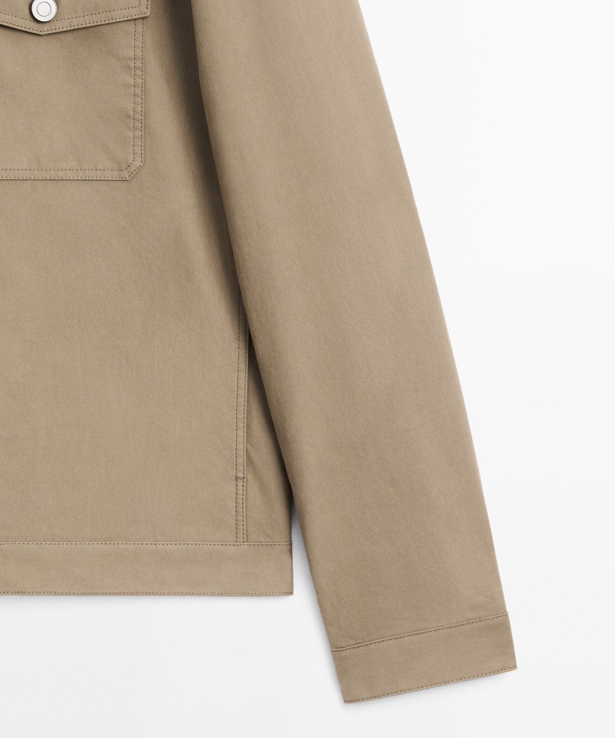 마시모두띠(MASSIMO DUTTI) 더블 포켓 트러커 스타일 재킷