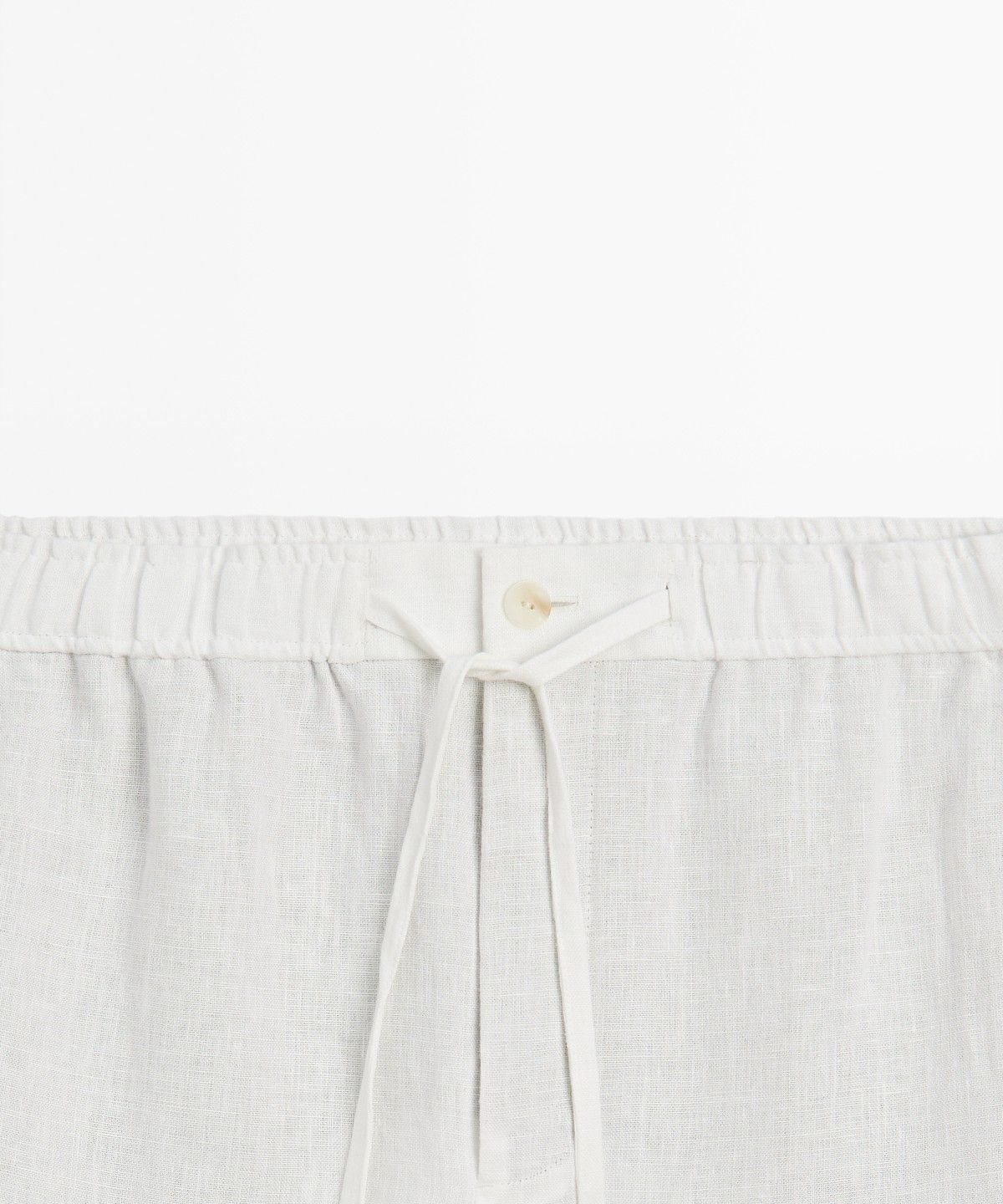 마시모두띠(MASSIMO DUTTI) 100% 린넨 조거핏 팬츠