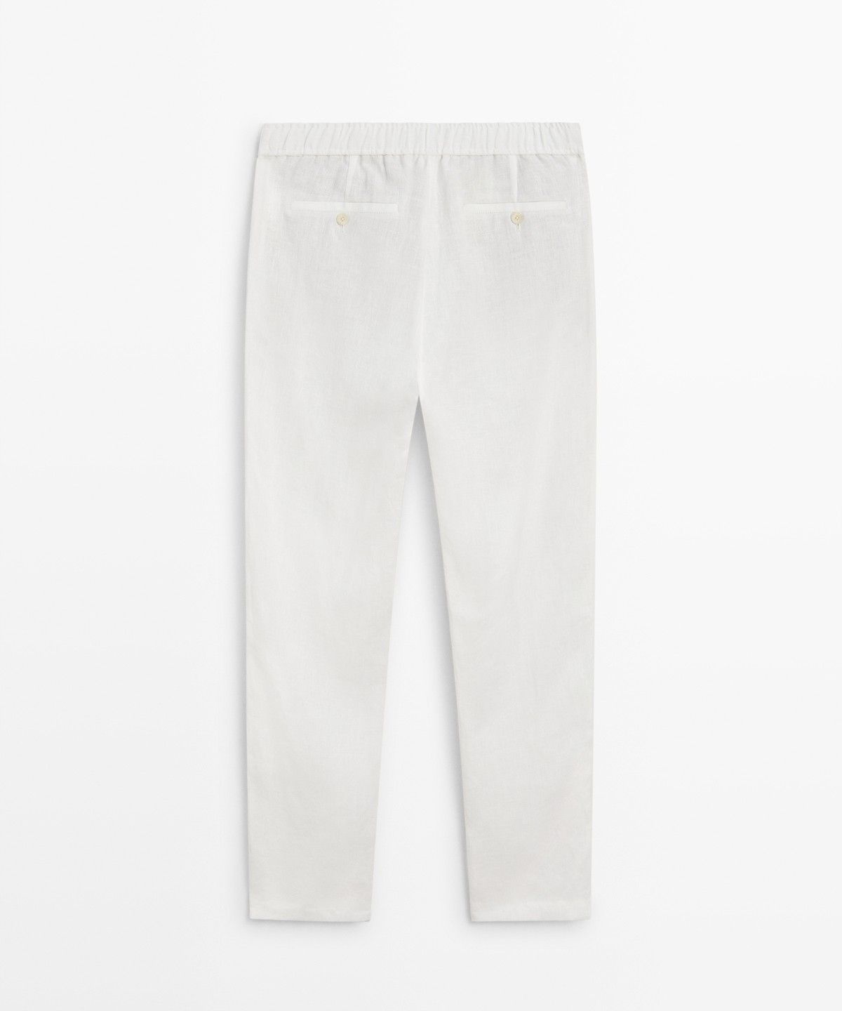 마시모두띠(MASSIMO DUTTI) 100% 린넨 조거핏 팬츠