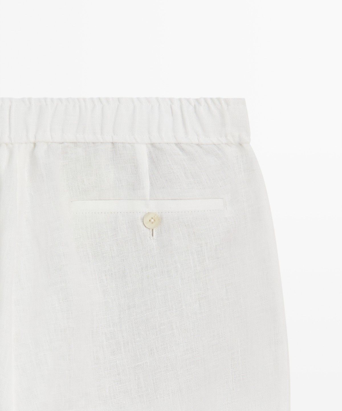 마시모두띠(MASSIMO DUTTI) 100% 린넨 조거핏 팬츠