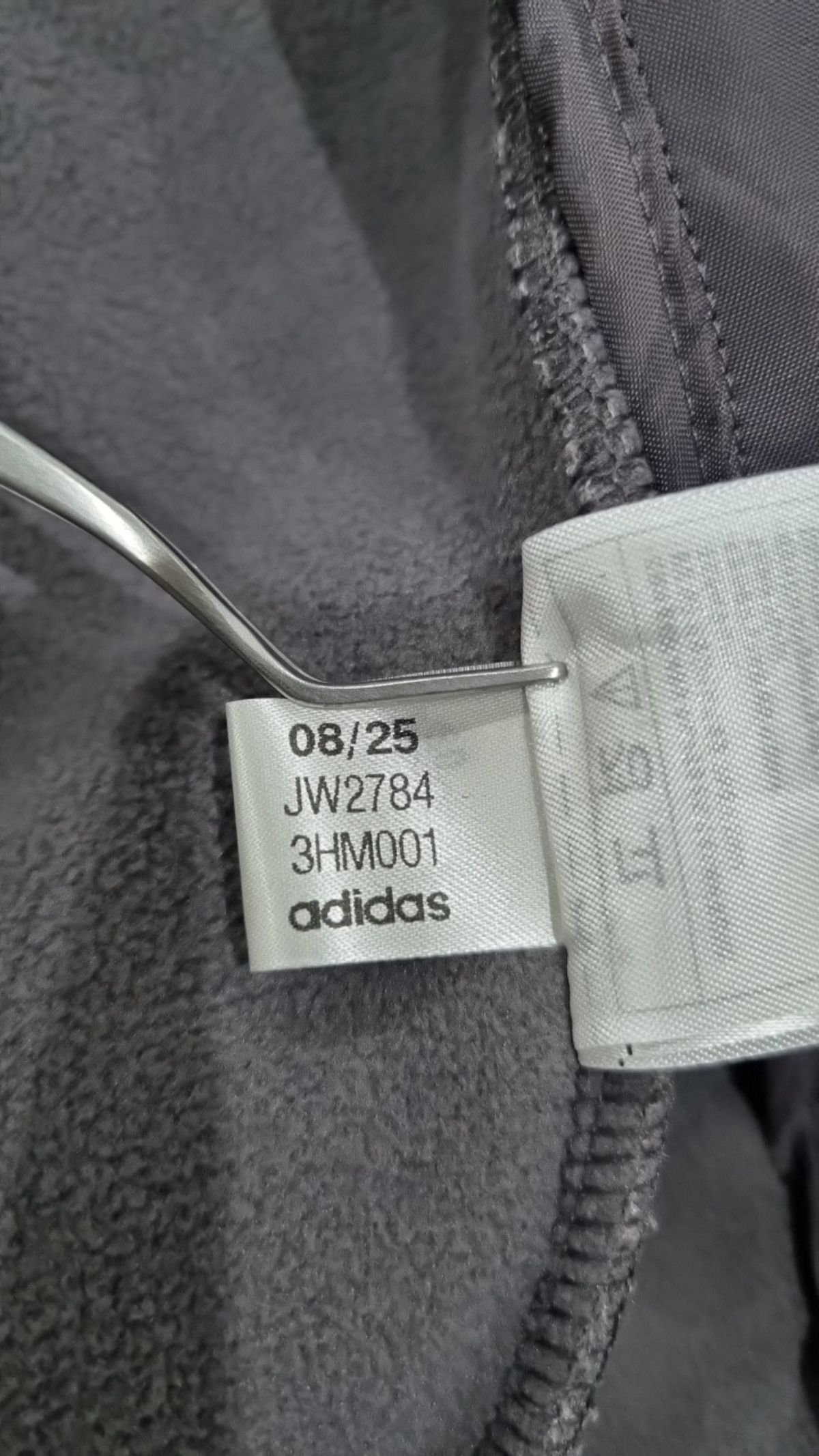 아디다스(ADIDAS) 테디 재킷 - 차콜그레이 / JW2784 M