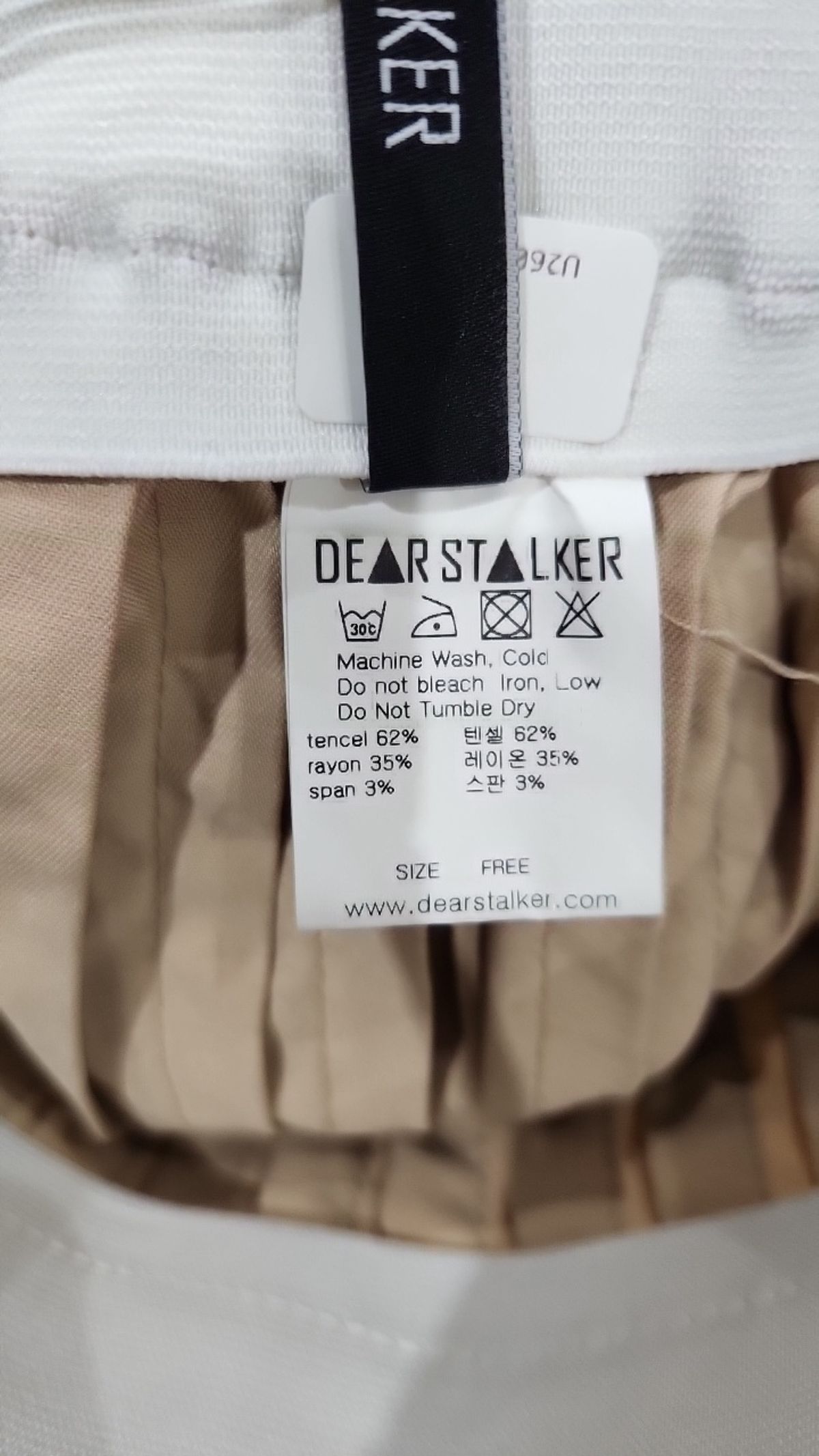 디어스토커(DEARSTALKER) 미니스커트 FREE