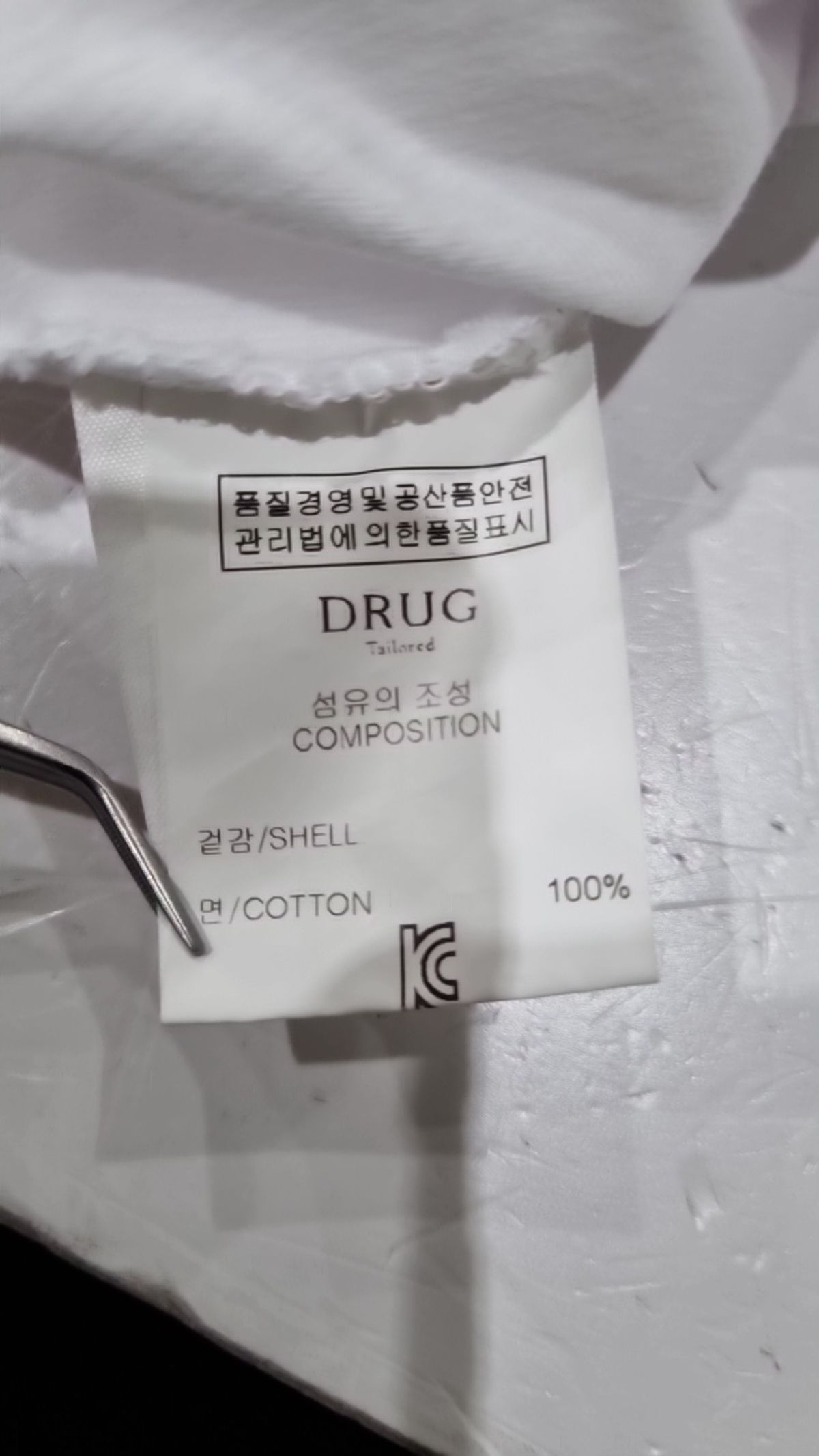 드러그 테일러드(DRUGTAILORED) 반소매 티셔츠 L