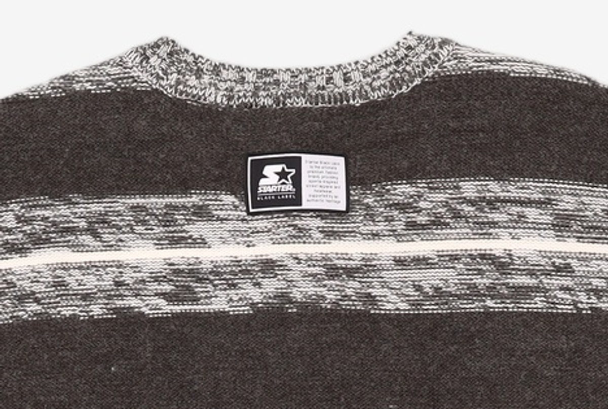스타터(STARTER) 헤비 스트라이프 니트 HEAVY STRIPE KNIT L