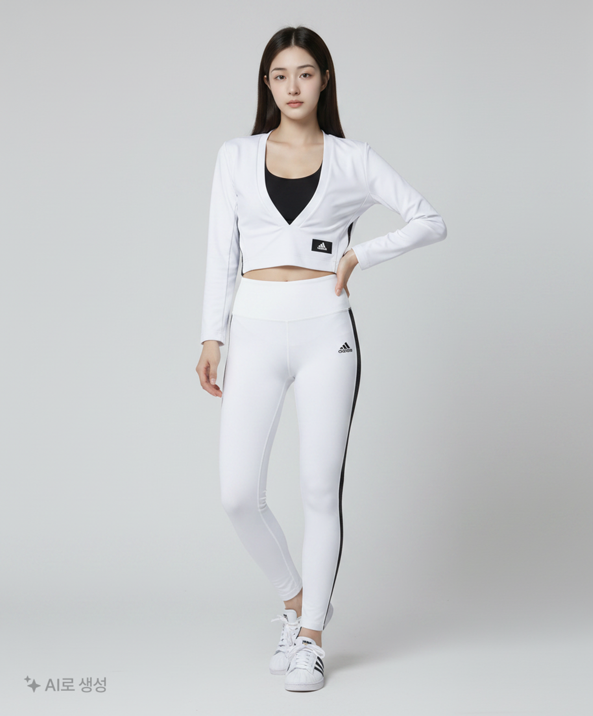 아디다스(ADIDAS) 긴소매 티셔츠 S