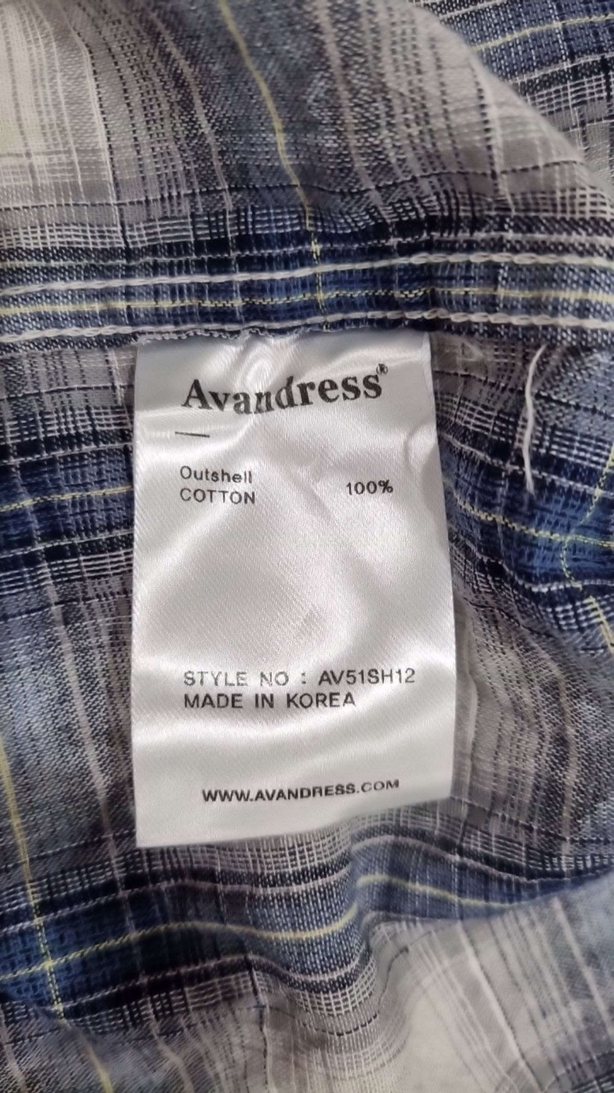 어반드레스(AVANDRESS) April Check Shirt - 3COL XL