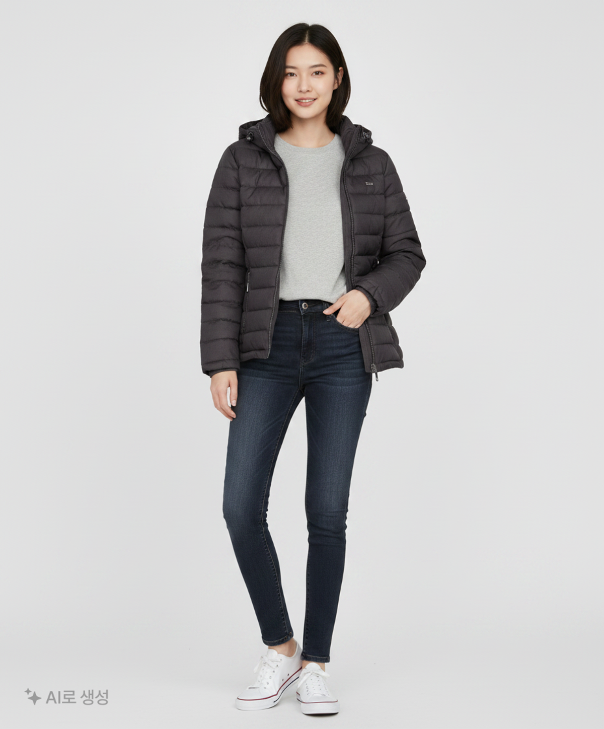 슈퍼드라이(SUPERDRY) 숏 패딩/숏 헤비 아우터 M