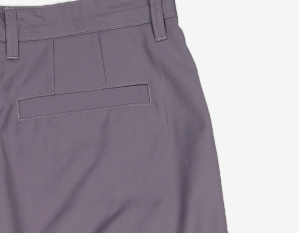 가먼트레이블(GARMENT LABLE) 3 Pleats Wide Trousers - Grey M