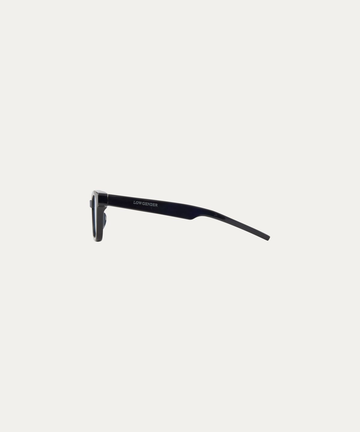 로우 젠더(LOW GENDER) UNCON NO.003 - BLACK(BLUE LENS)