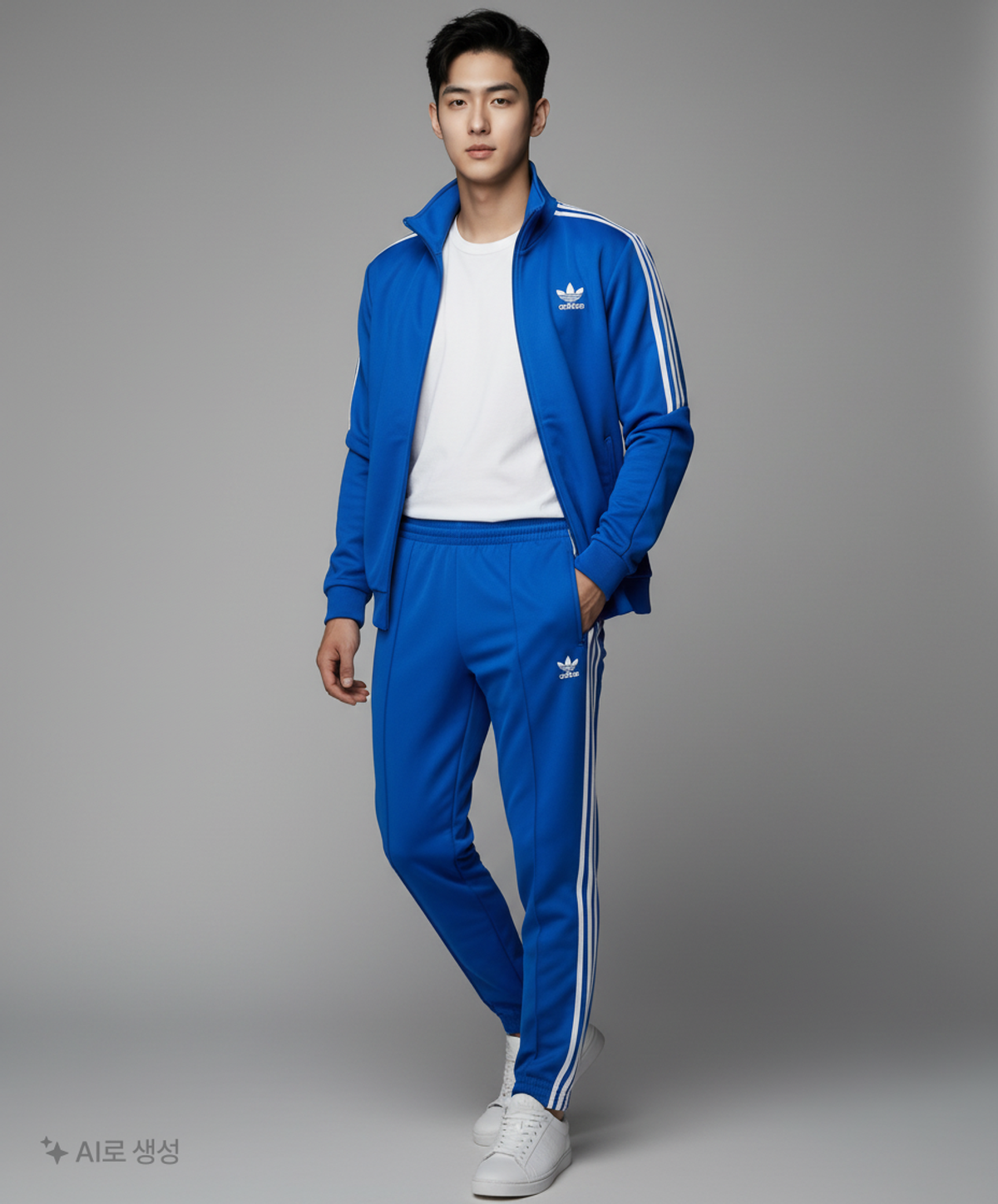 아디다스(ADIDAS) 우븐 파이어버드 트랙 팬츠 - 블루 / IT2499 XL