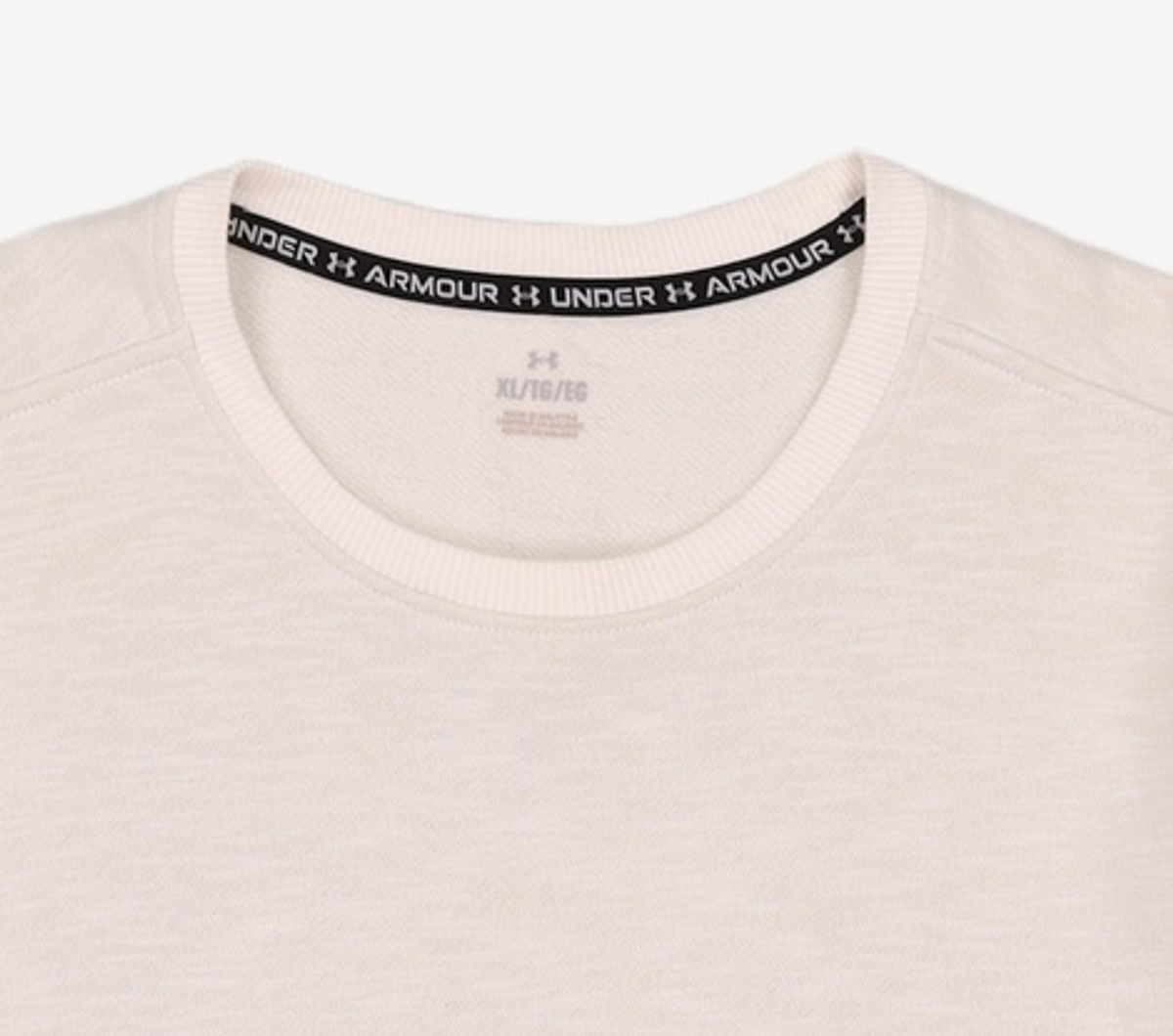 언더아머(UNDERARMOUR) 에션셜 헤리티지 플리스 크루 1373814-112 XL