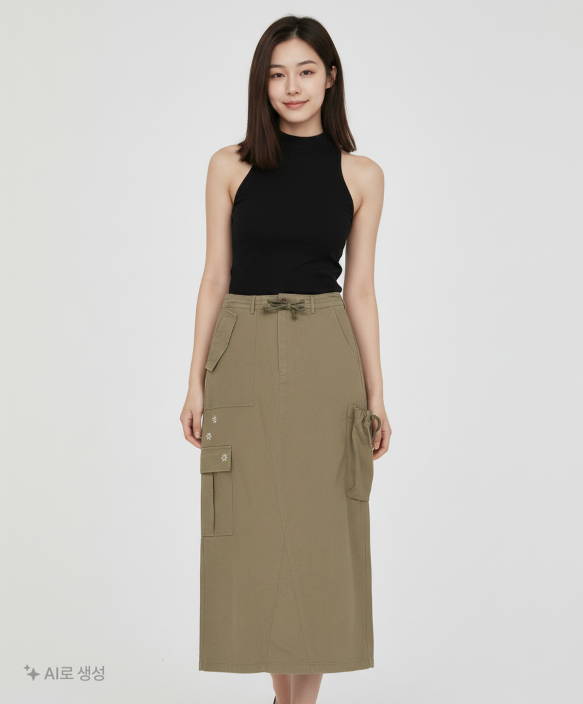 프리터(FRITUR) The KYOTO Cargo Skirt 2Color_F253SK01 S