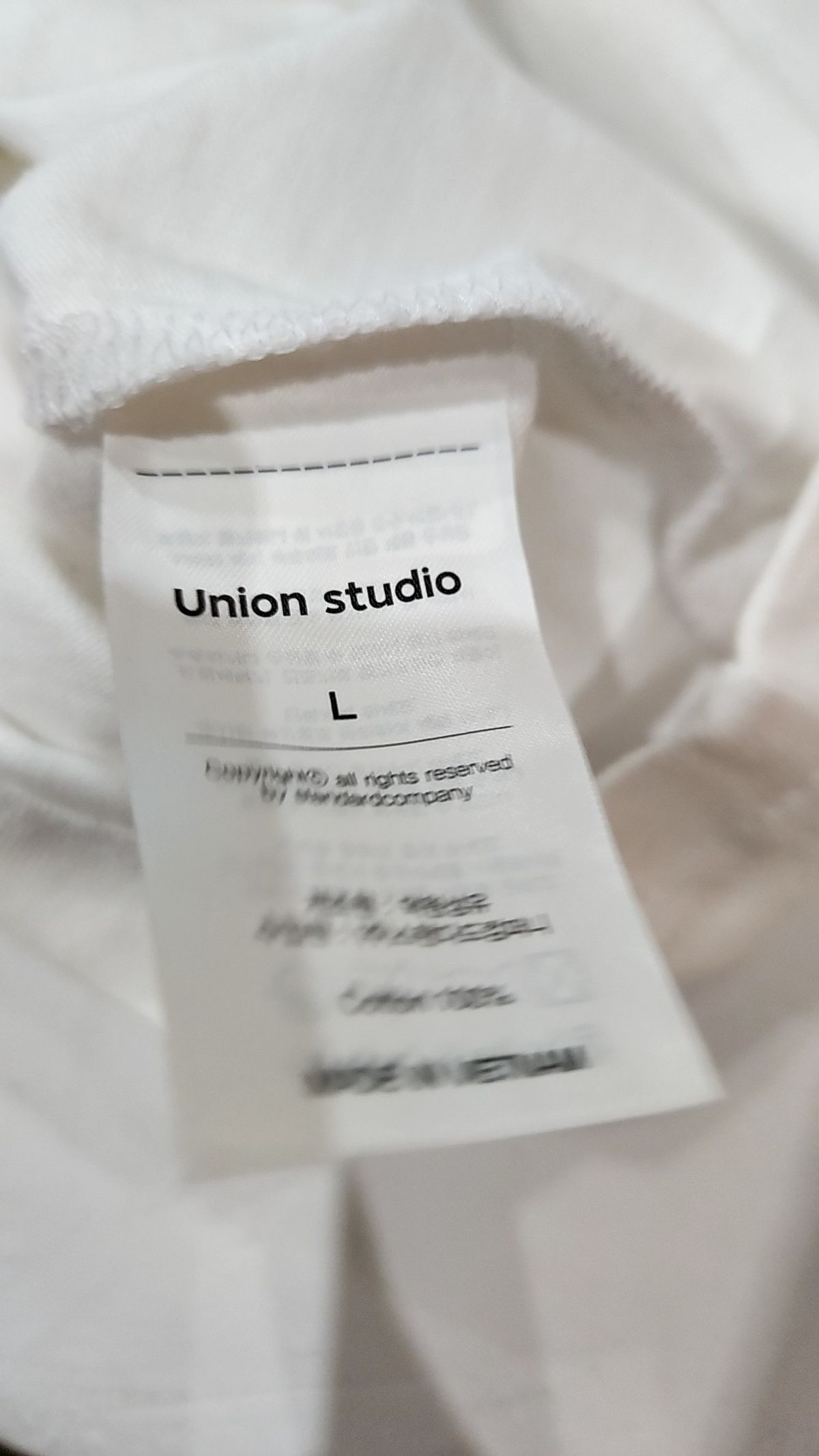 유니온스튜디오(UNIONSTUDIO) 긴소매 티셔츠 L