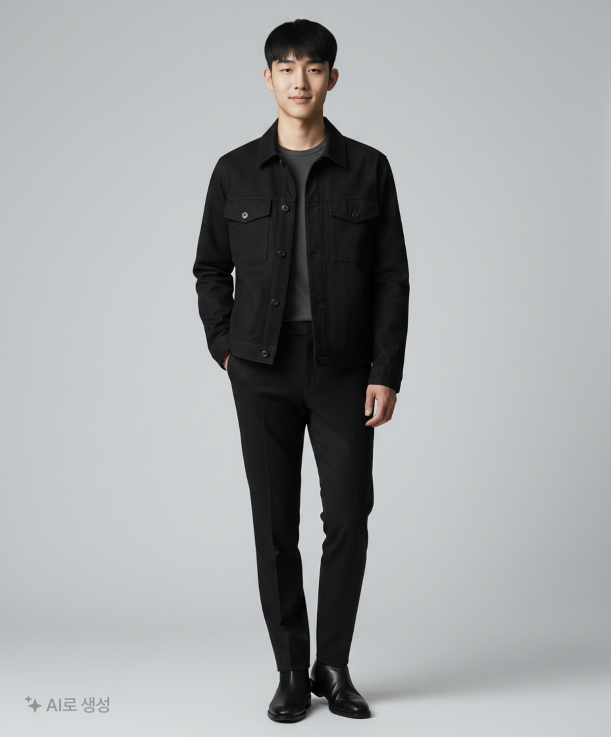 무신사 스탠다드(MUSINSA STANDARD) 데님/트러커 재킷 M