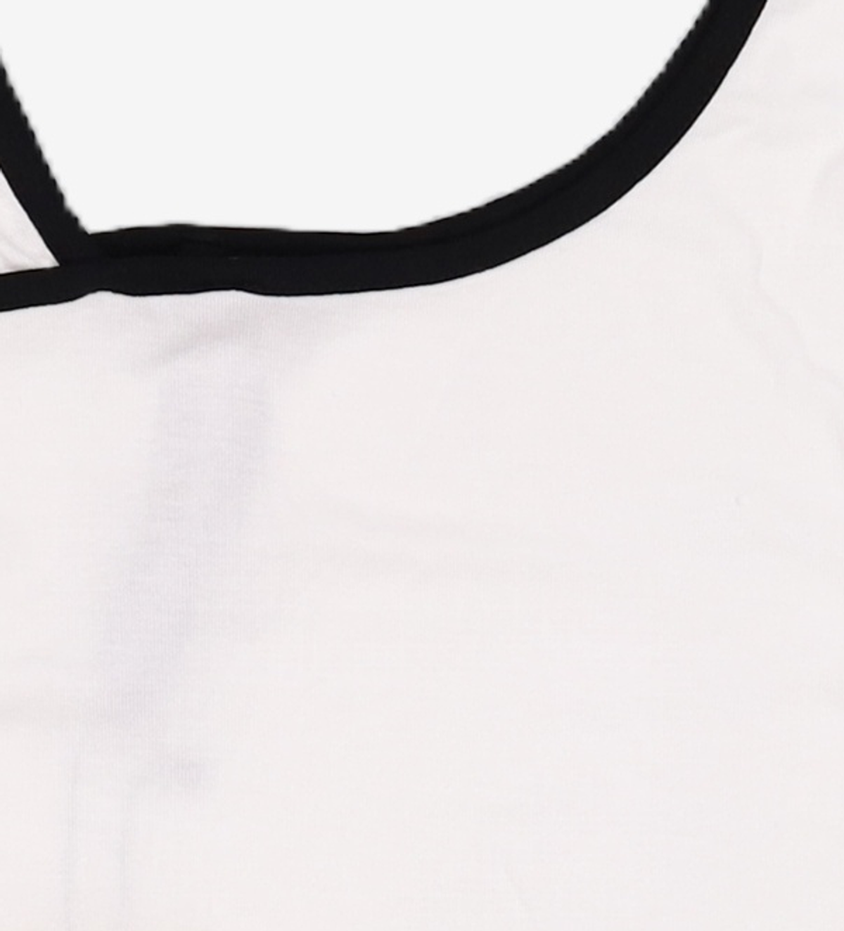 미쏘(MIXXO) 컷아웃 배색 반팔티셔츠_MIWHWD708A S