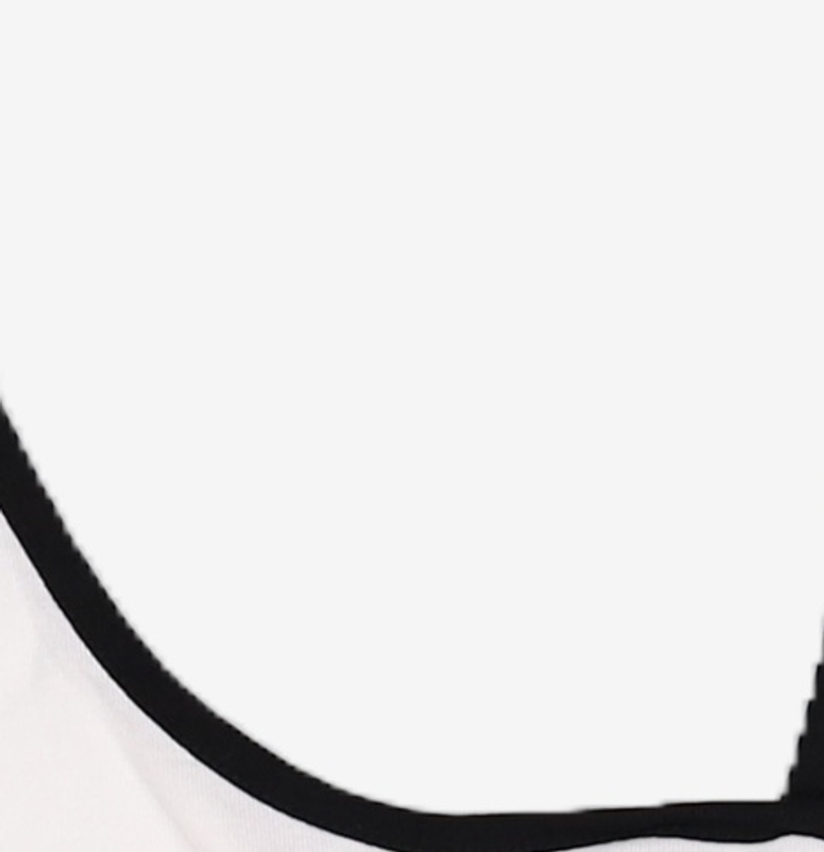 미쏘(MIXXO) 컷아웃 배색 반팔티셔츠_MIWHWD708A S