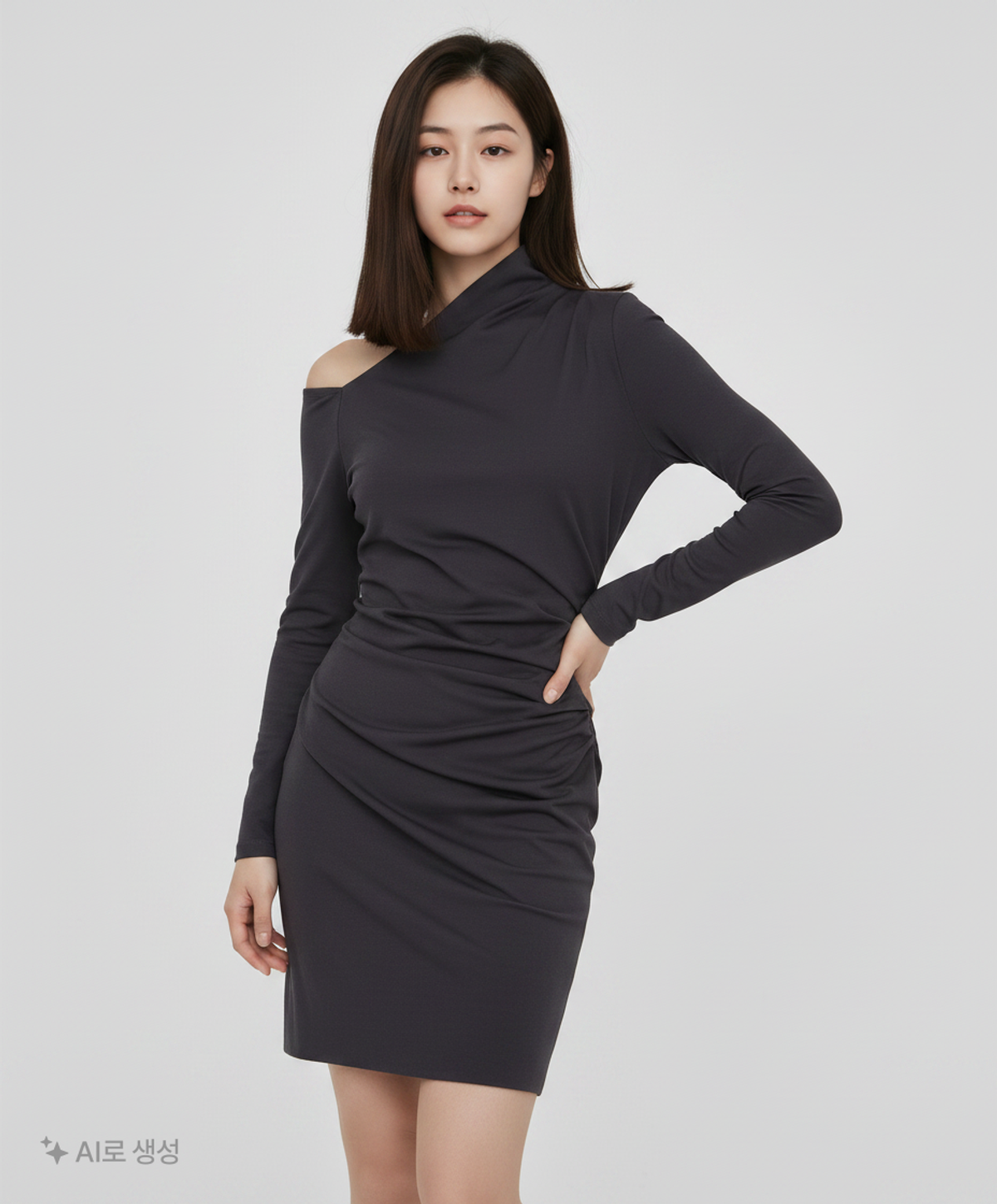 레이디 볼륨(LADY VOLUME) 미디 원피스 1