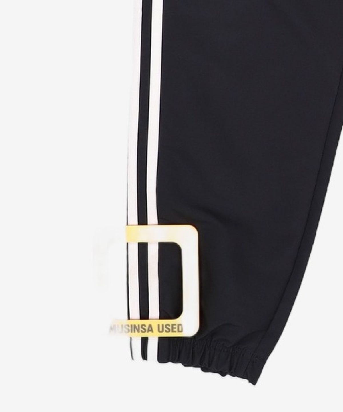 아디다스(ADIDAS) 에센셜 3S 윈드 팬츠 - 블랙:화이트 / DQ3100 S