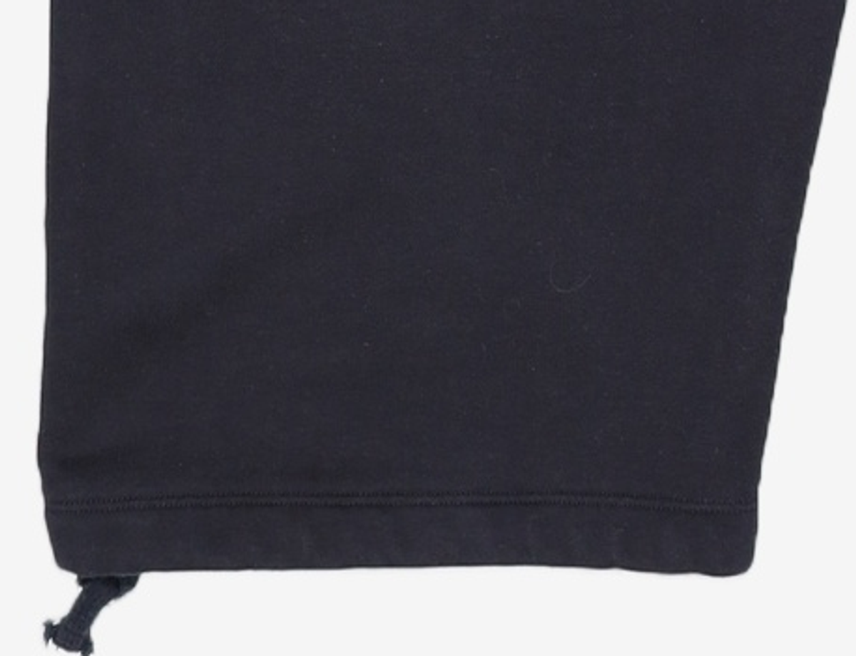 나이키(NIKE) 스포츠웨어 스우시 오픈 헴 플리스 팬츠 M - 블랙:화이트 / FN3343-010 XXL