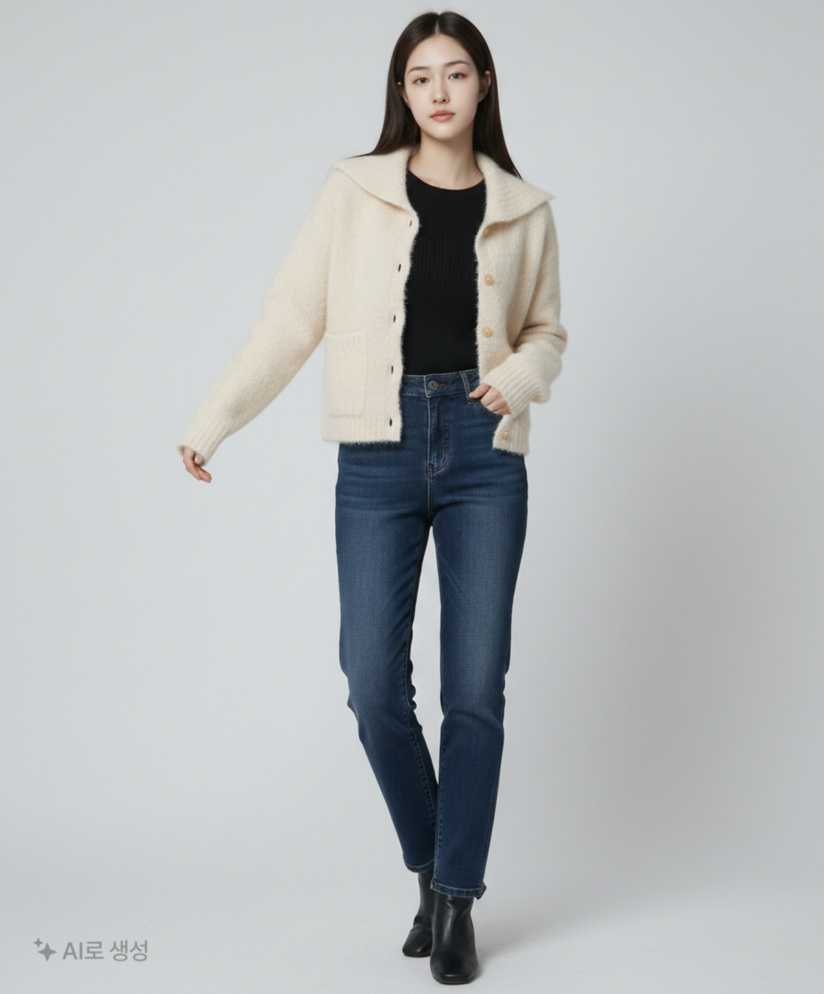 다이애그널(DIAGONAL) 카디건