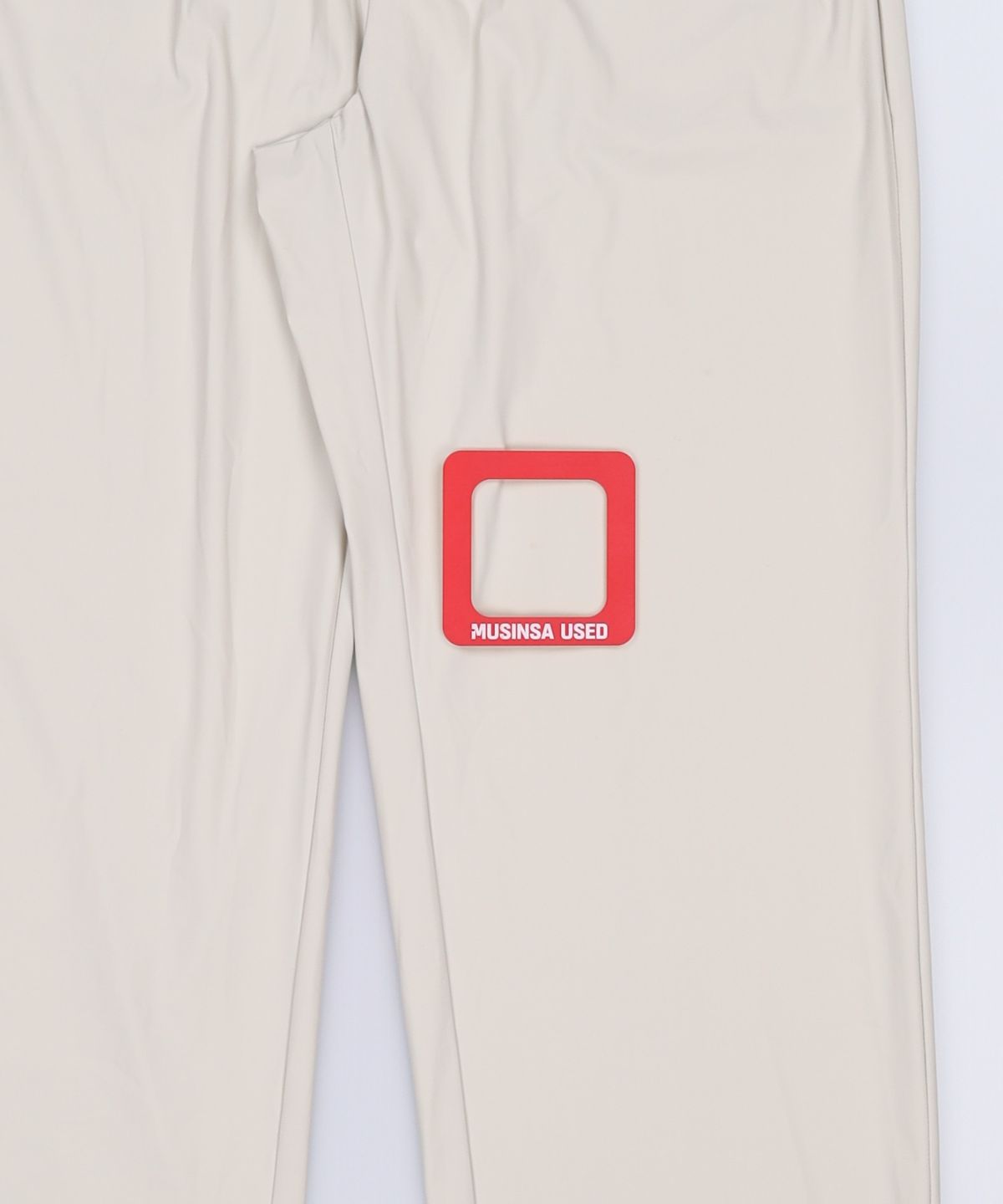 무신사 스탠다드(MUSINSA STANDARD) [쿨탠다드] 쿨링 와이드 밴딩 팬츠 [더스티 크림] 36