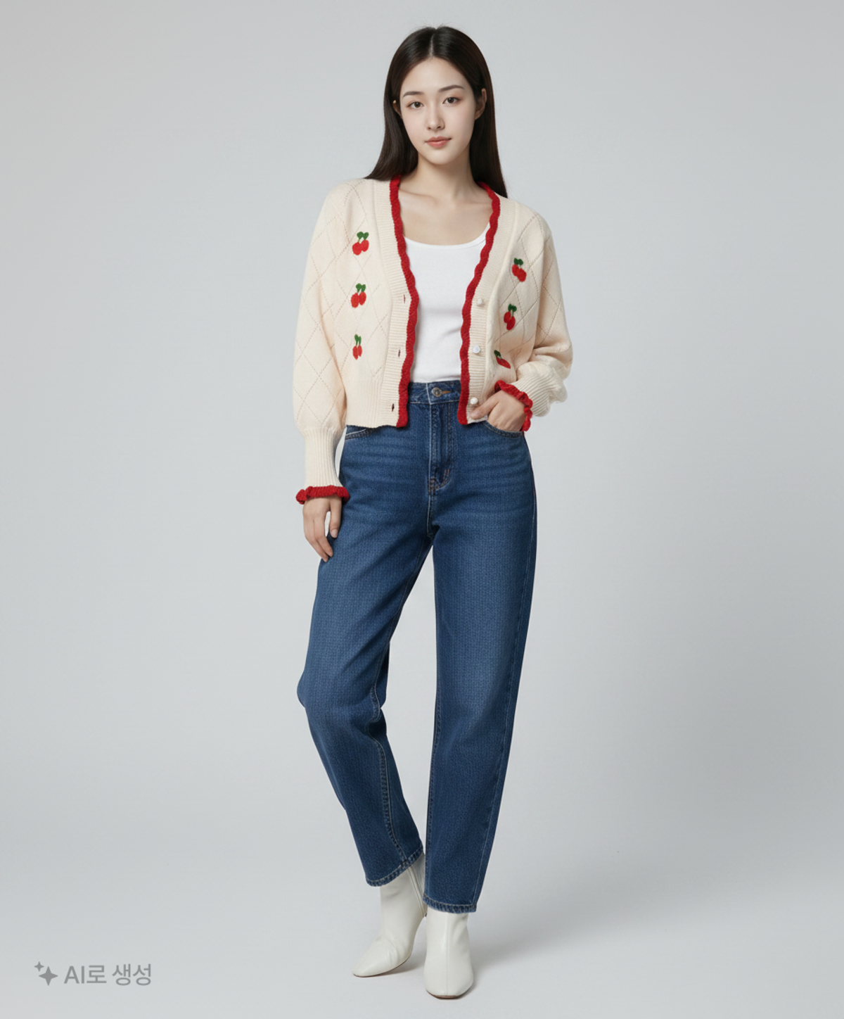 스튜디오화이트(STUDIO WHITE) 카디건 one