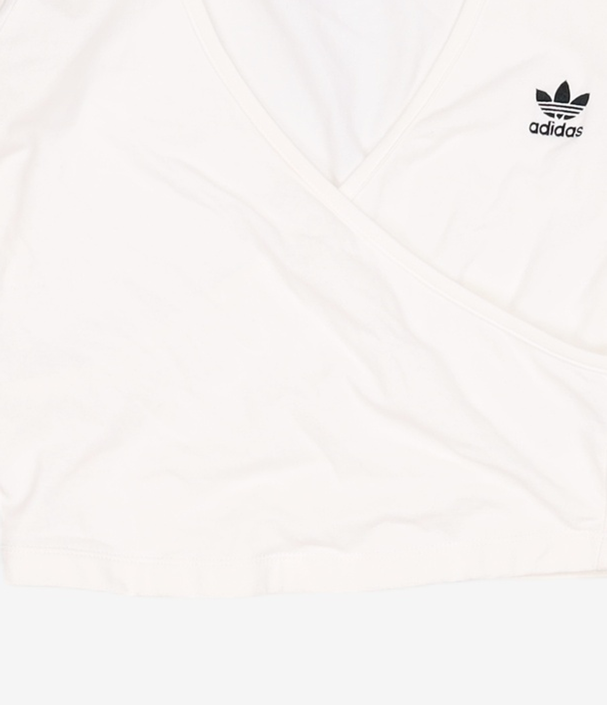 아디다스(ADIDAS) 클래식 크롭 티 - 화이트 / HC2030 S