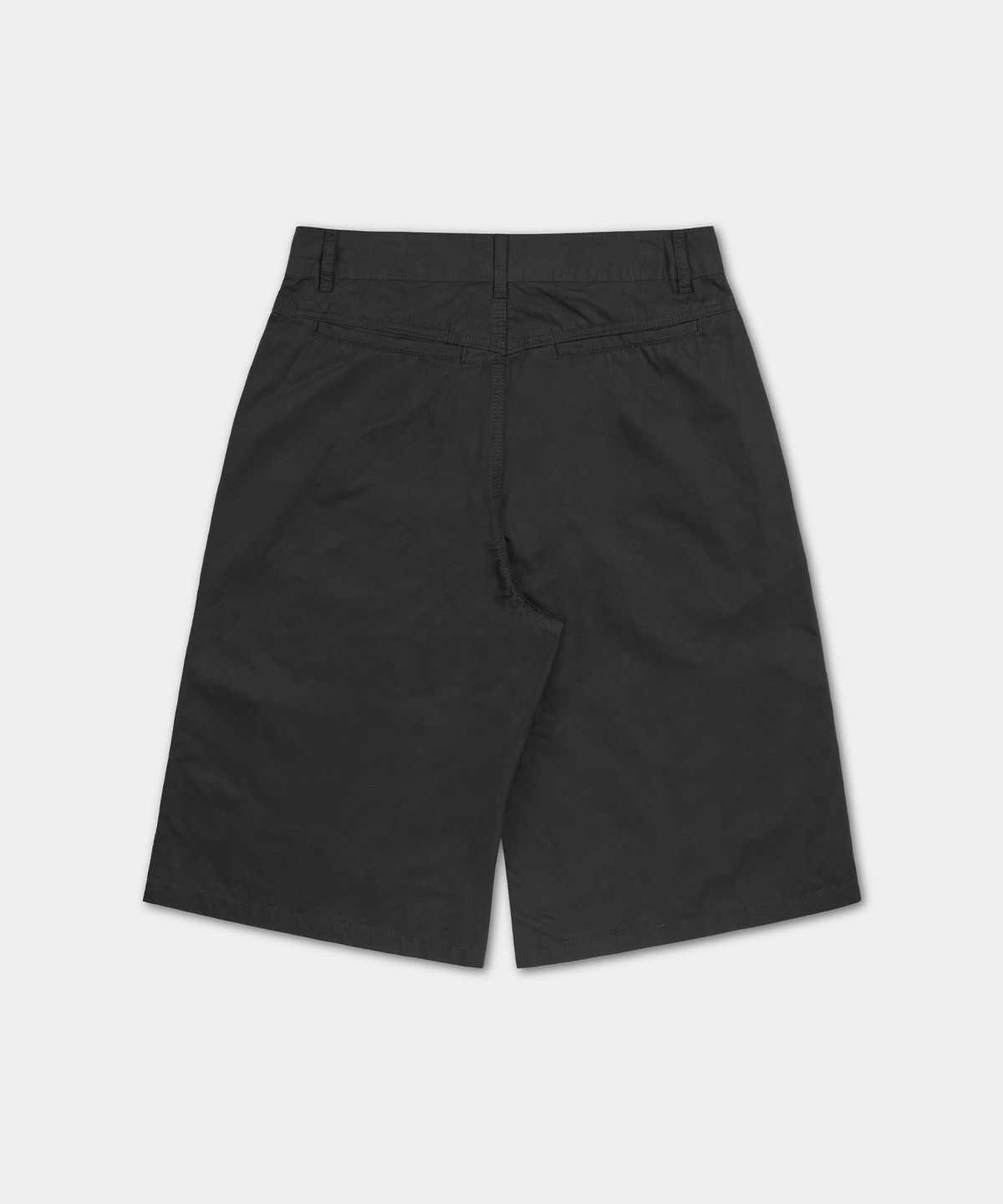 엑스컨테이너(EXCONTAINER) 파라슈트 코튼 버뮤다 팬츠 (BLACK)