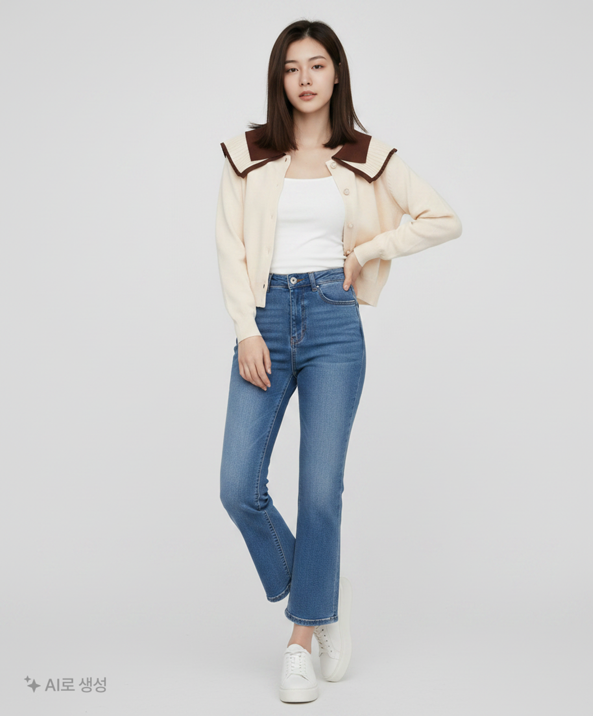 스튜디오화이트(STUDIO WHITE) 카디건 one