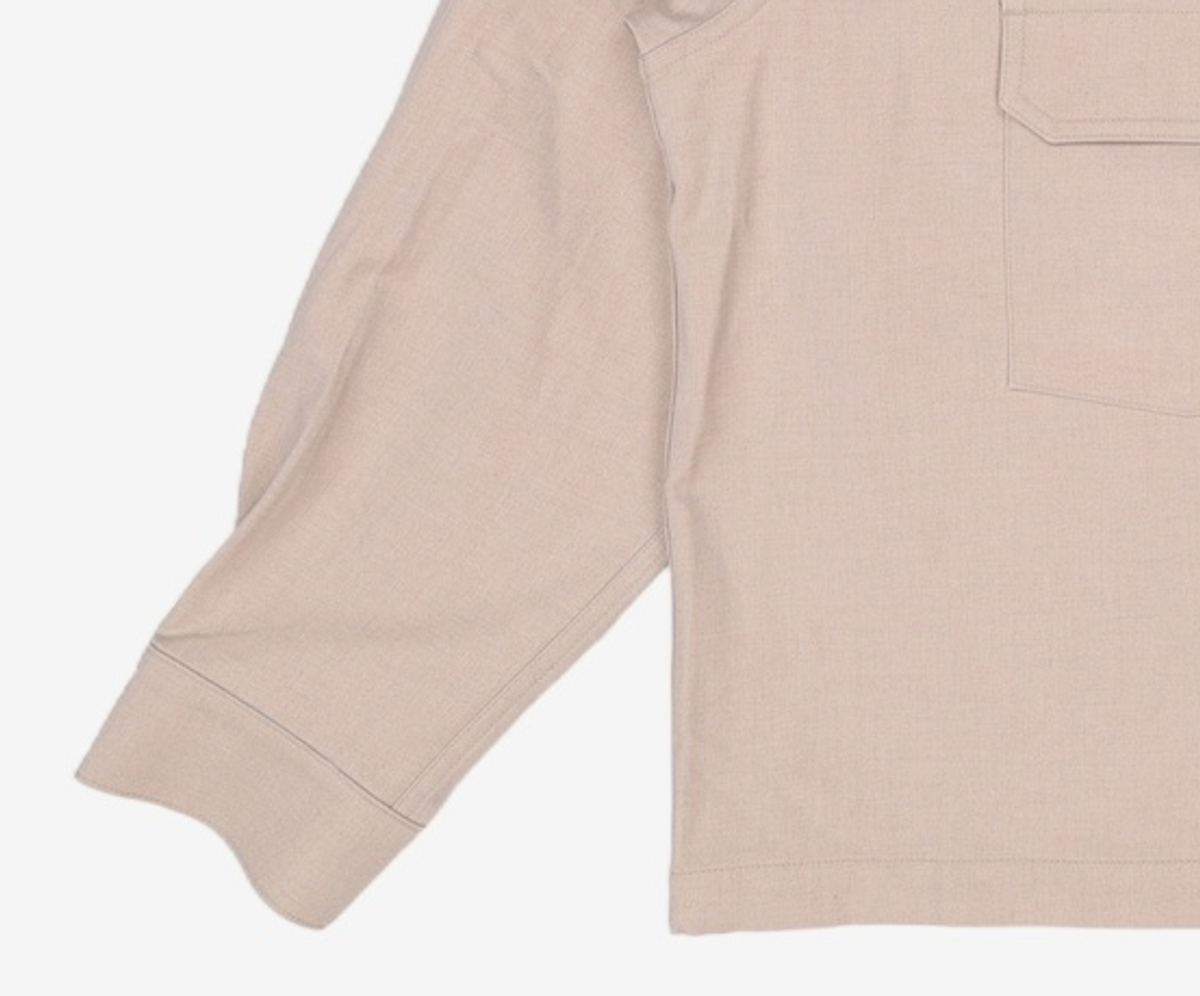 프리즘웍스(FRIZMWORKS) RELAXED TRUCKER JACKET _ LIGHT BEIGE XL