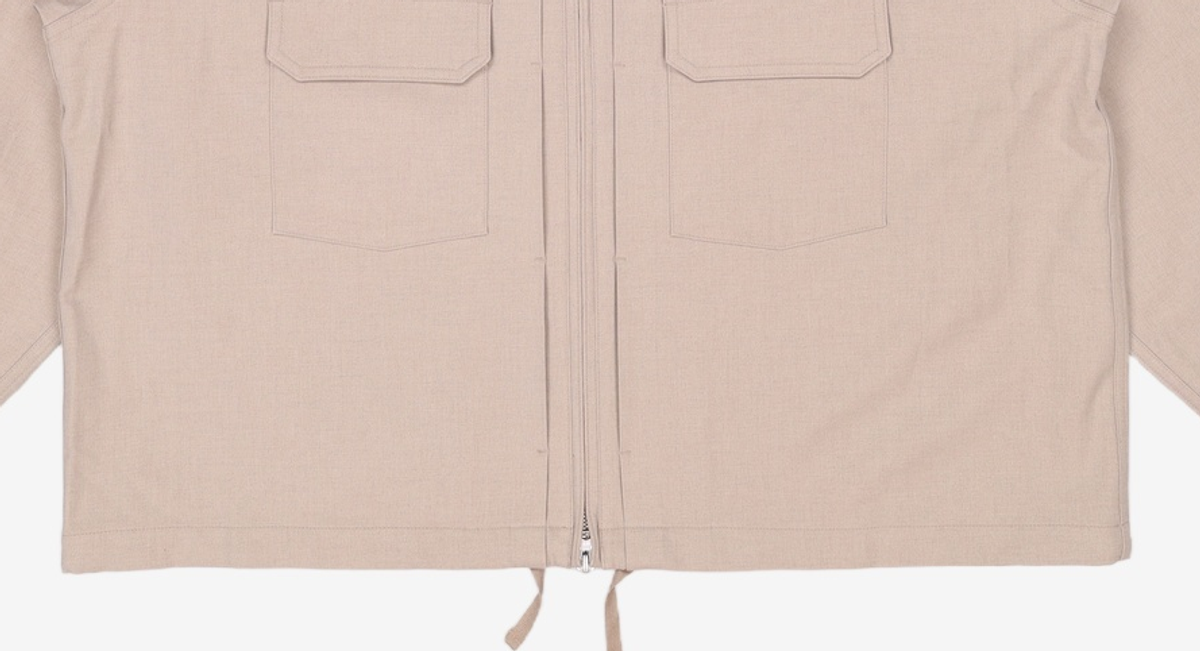 프리즘웍스(FRIZMWORKS) RELAXED TRUCKER JACKET _ LIGHT BEIGE XL