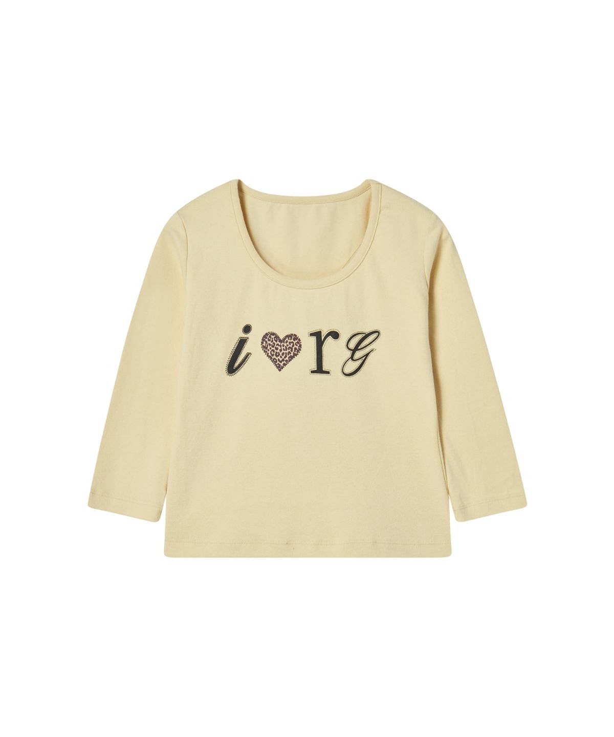 로긴 앤 로지(ROGIN N ROSIE) I Luv RnR Leopard Point Long Sleeve Lemon