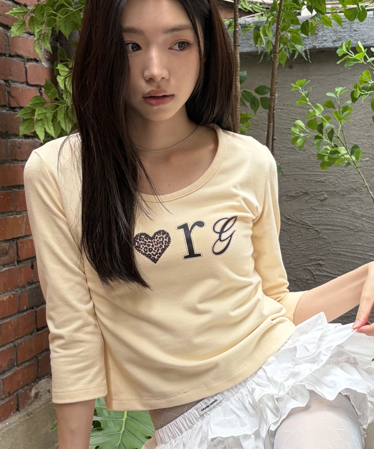 로긴 앤 로지(ROGIN N ROSIE) I Luv RnR Leopard Point Long Sleeve Lemon