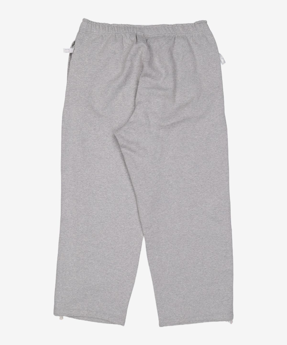 나이키(NIKE) 스포츠웨어 스우시 오픈 헴 플리스 팬츠 M - 다크 그레이 헤더:화이트 / FN3343-063 XXL