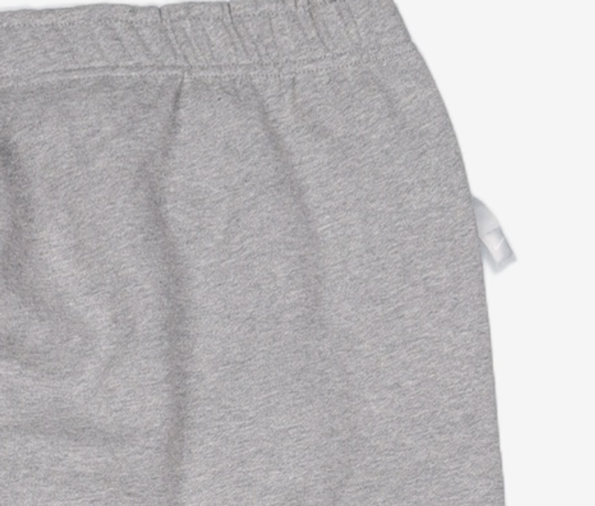 나이키(NIKE) 스포츠웨어 스우시 오픈 헴 플리스 팬츠 M - 다크 그레이 헤더:화이트 / FN3343-063 XXL