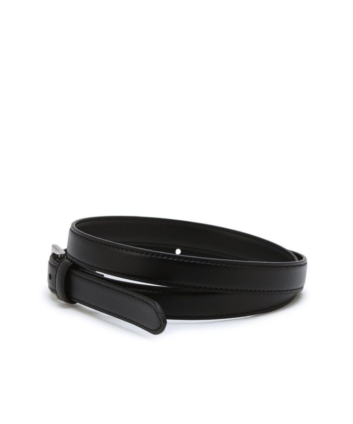 질스튜어트 맨 액세서리(JILLSTUART MEN ACC) 20mm 블랙 소가죽 슬림 여성벨트 JUBE6F110BK