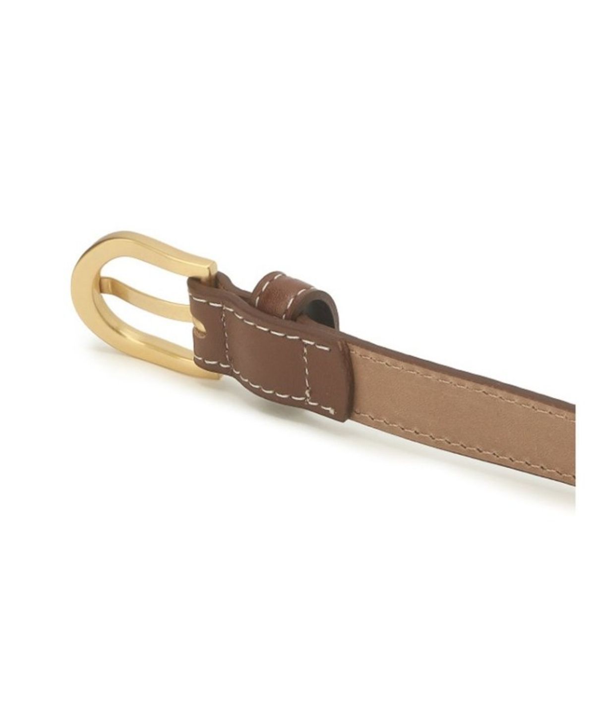 질스튜어트 맨 액세서리(JILLSTUART MEN ACC) 20mm 브라운 소가죽 슬림 여성벨트 JUBE6F111W2