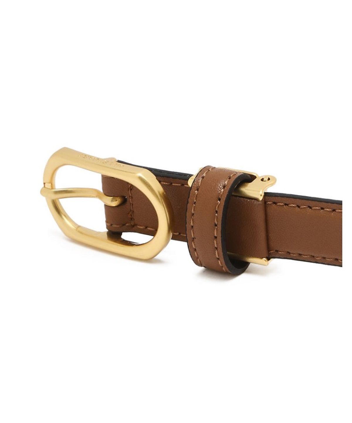 질스튜어트 맨 액세서리(JILLSTUART MEN ACC) 15mm 브라운 소가죽 슬림 여성벨트 JUBE6F181W2