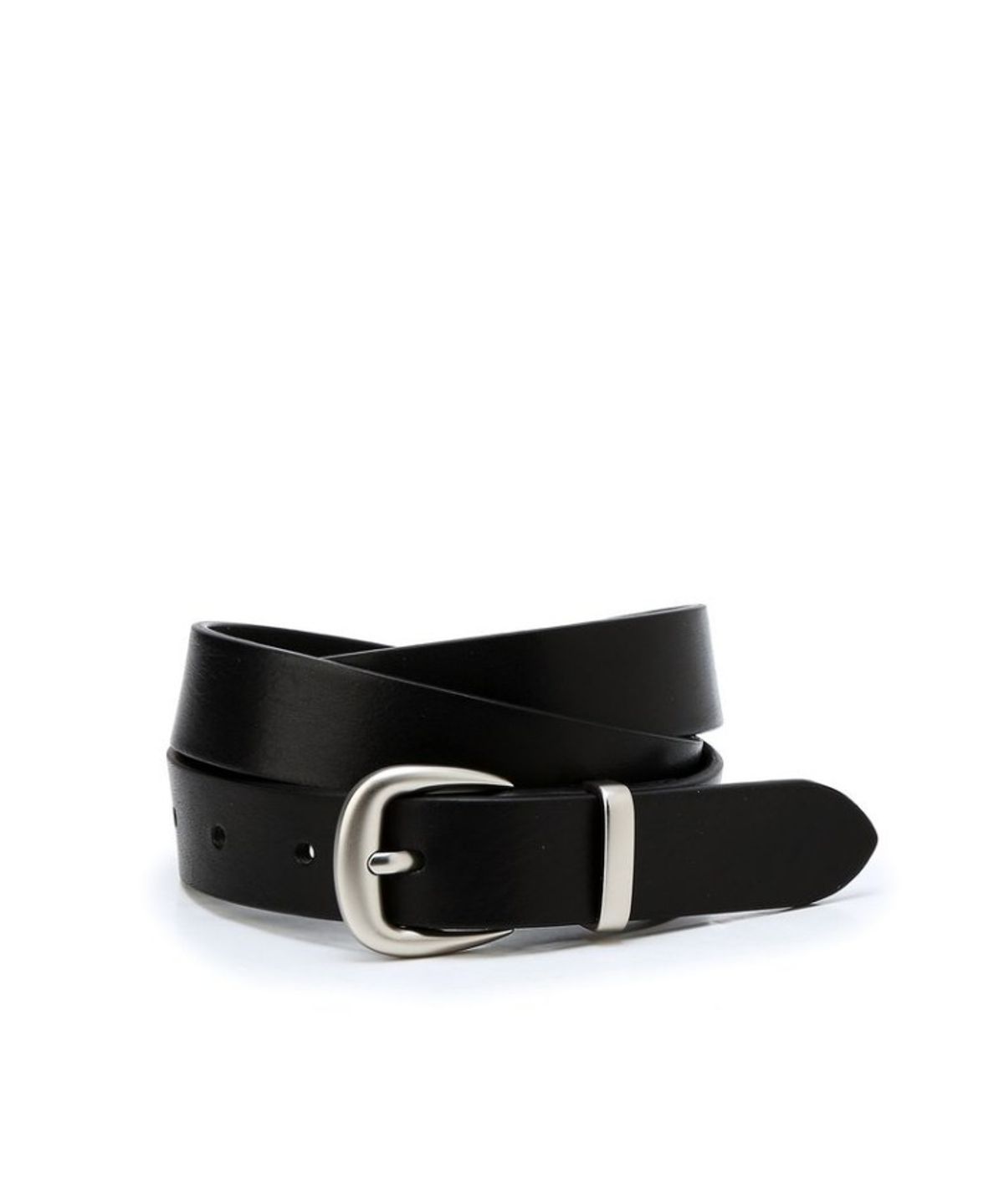 질스튜어트 맨 액세서리(JILLSTUART MEN ACC) 25mm 블랙 프리미엄 통가죽 여성벨트 JUBE6F120BK