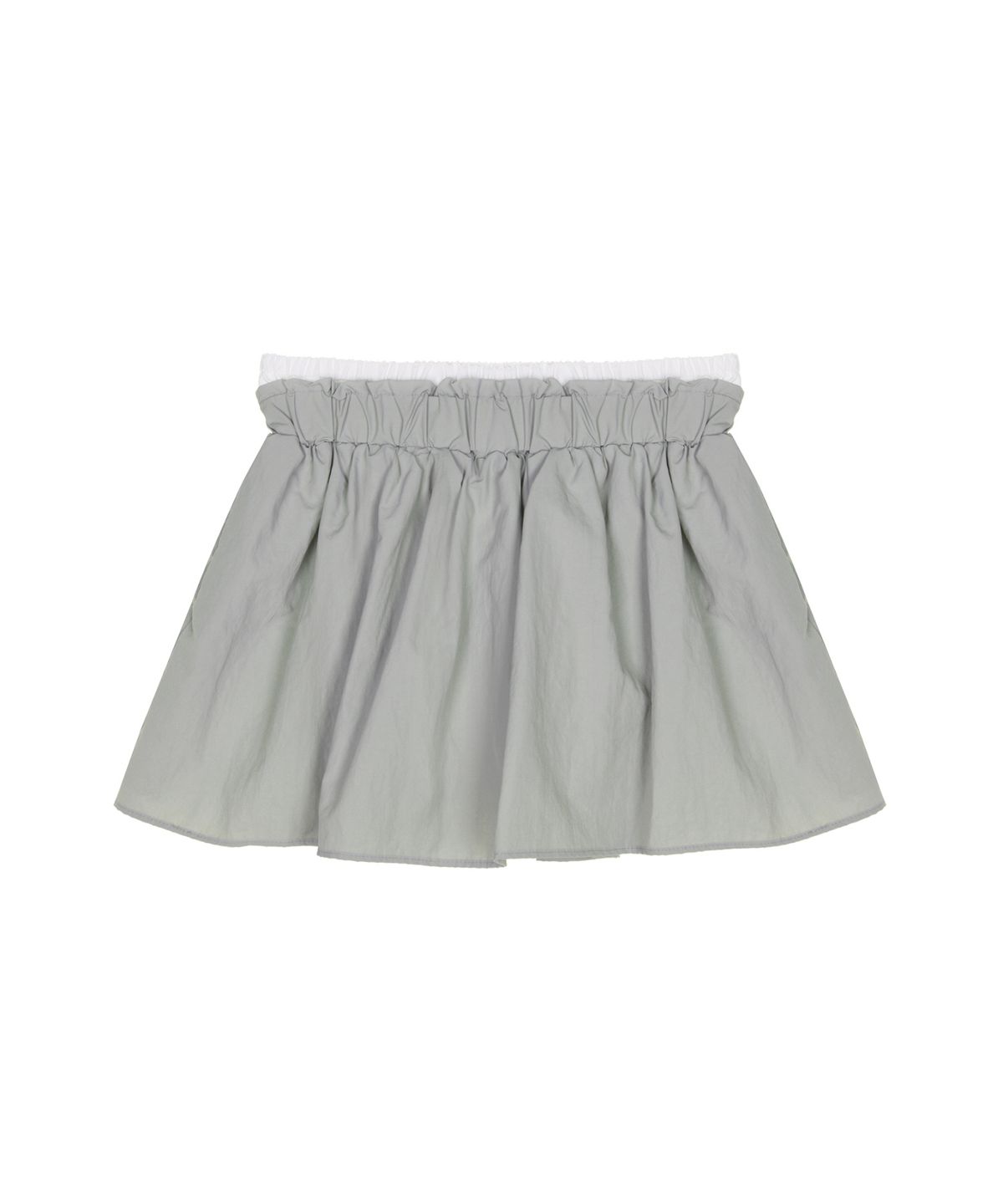 닉앤니콜(NICK&NICOLE) MINI LAYERED SKIRT PANTS_GRAY