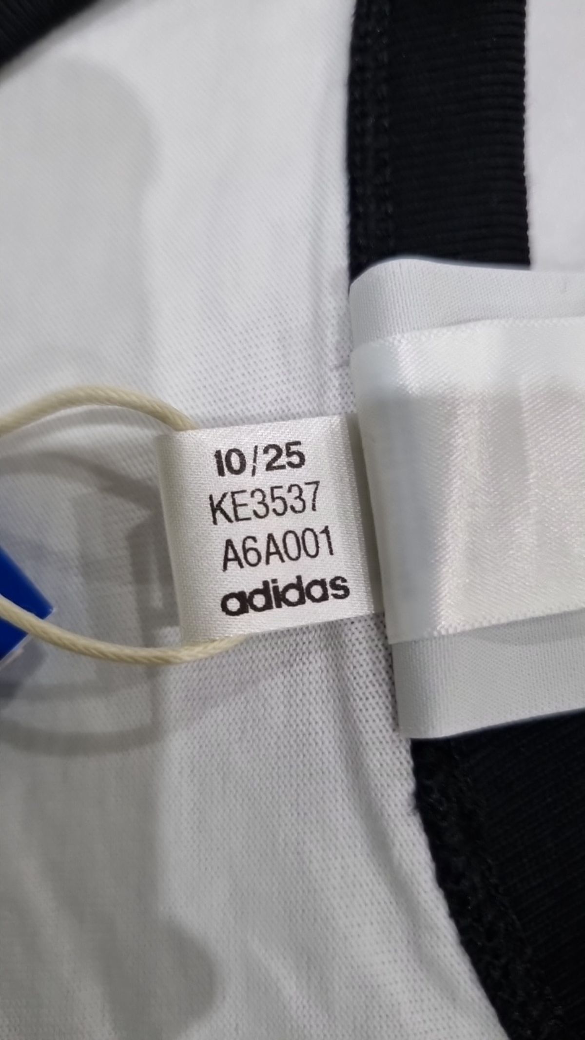 아디다스(ADIDAS) 3-스트라이프 티셔츠 - 화이트 / KE3537 S