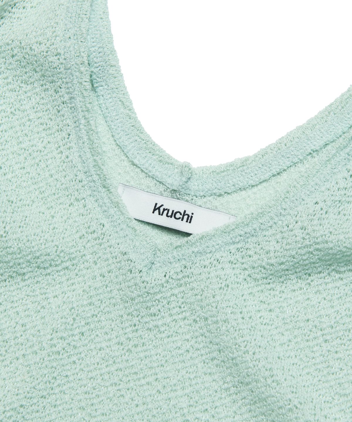 크루치(KRUCHI) KNIT SLEEVELESS (MELON)